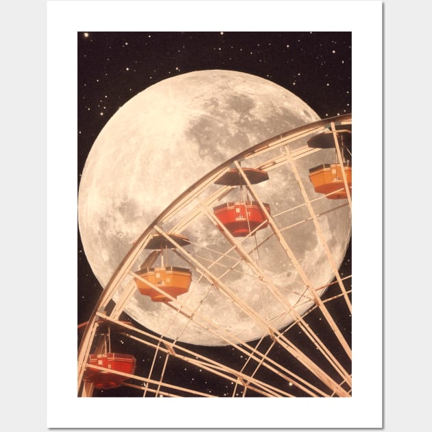 Stellar Ferris Wheel Wall Art by linearcollages